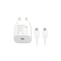 Samsung 15W oplader med kabel USB-C Hvid Original Retail Box