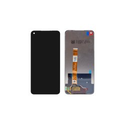Realme 6 Sk�rm med ramme Sort Display og Digitizer
