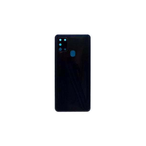 Samsung Galaxy A21s A217F bagcover Black med linse OEM