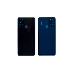 Samsung Galaxy A21s A217F bagcover Black med linse OEM