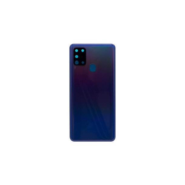 Samsung Galaxy A21s A217F bagcover Blue med linse OEM