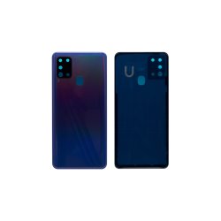 Samsung Galaxy A21s A217F bagcover Blue med linse OEM