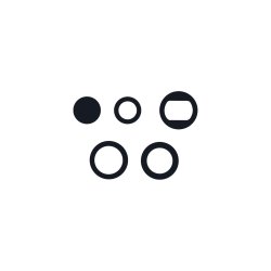 Samsung Galaxy S23 Ultra S918B Kameralinseglas tele Sort OEM