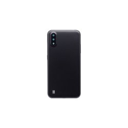 Samsung Galaxy A01 A015F (2020) bagcover Black med linse OEM