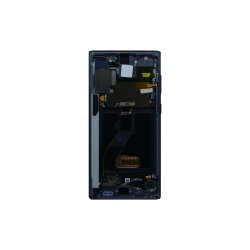 Samsung Galaxy Note 10 N970F Sk�rm med ramme Sort Display og Digitizer Service Pack