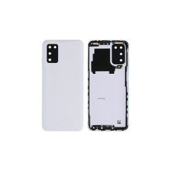 Samsung Galaxy A03s A037F bagcover White med linse OEM