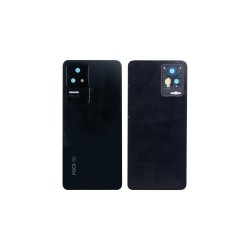 Xiaomi Poco F4 bagcover Black med linse OEM
