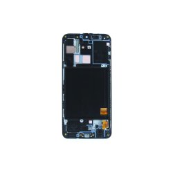 Sk�rm til Samsung Galaxy A40 A405F OLED med Ramme Service Pack Sort