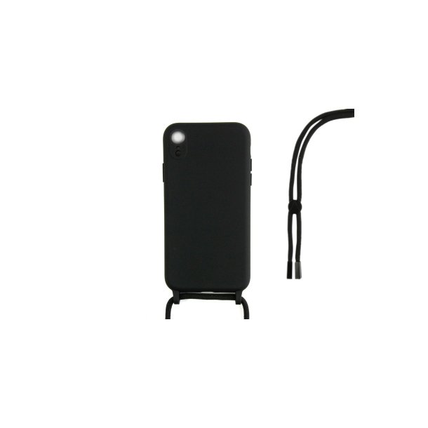 Apple, iPhone XR Cover TPU Sort Halsrem