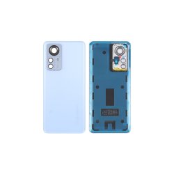 Xiaomi 12 Pro bagcover Blue med linse Original