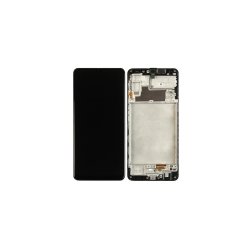 Samsung Galaxy M22 M225F Sk�rm med ramme Sort Display og Digitizer Service Pack