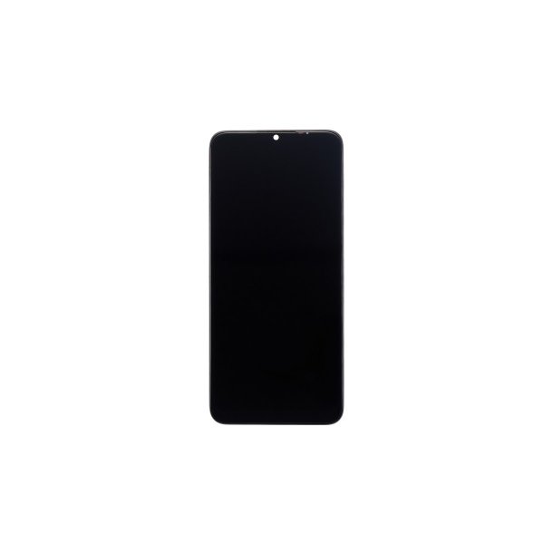Oppo A15 / Oppo A15s Sk�rm med ramme Sort Display og Digitizer