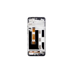 Oppo A15 / Oppo A15s Sk�rm med ramme Sort Display og Digitizer