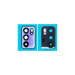 Oppo Reno 6 5G Kameralinseglas med ramme Lilla OEM