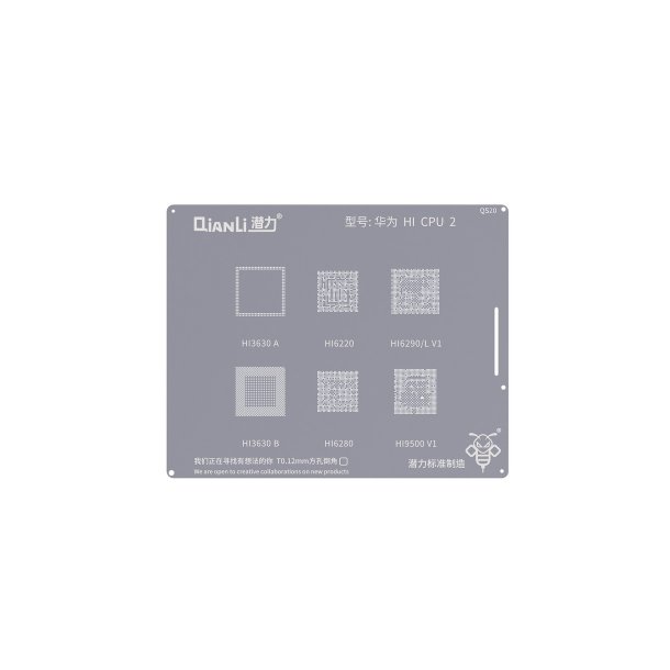 Qianli Bumblebee QS20 stencil til Huawei HI CPU2