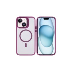 iPhone 15 Plus Classic 03 MagSafe-cover M�rk pink