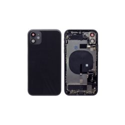 Kabinet til iPhone 11 med Sm�dele Sort OEM