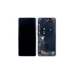 Sk�rm til Xiaomi Mi Note 10 / Mi Note 10 Pro OLED med Ramme OEM Sort