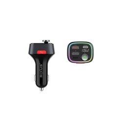 Rixus Bluetooth FM-Transmitter til Bil RXBT28 Sort