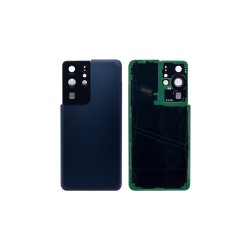 Samsung Galaxy S21 Ultra 5G G998B bagcover Navy med linse OEM