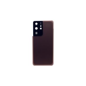 Samsung Galaxy S21 Ultra 5G G998B bagcover Brun med linse OEM
