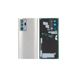 Samsung Galaxy Note 20 Ultra 5G N986B / Samsung Galaxy Note 20 Ultra N985F bagcover White med linse OEM