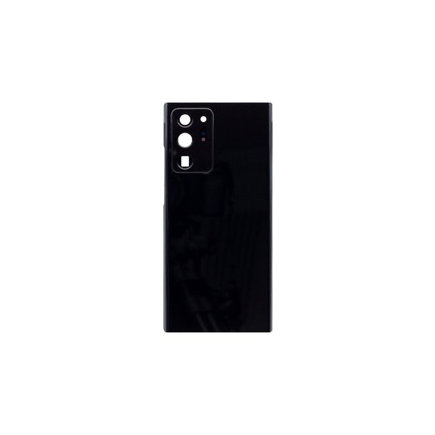 Samsung Galaxy Note 20 Ultra 5G N986B / Samsung Galaxy Note 20 Ultra N985F bagcover Black med linse OEM