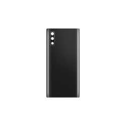 Bagcover til Samsung Galaxy Note 10 Plus N975F med Kameralinse Aura Sort OEM