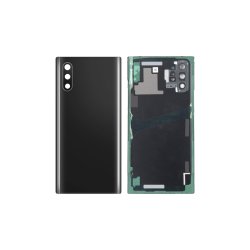 Bagcover til Samsung Galaxy Note 10 Plus N975F med Kameralinse Aura Sort OEM
