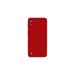 Samsung Galaxy A10 A105F bagcover Red med linse OEM