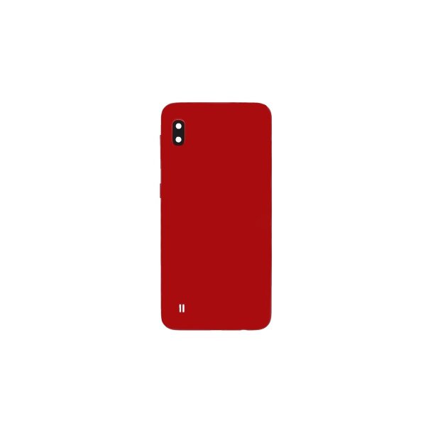 Samsung Galaxy A10 A105F bagcover Red med linse OEM