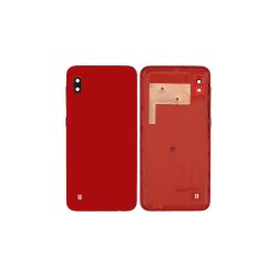 Samsung Galaxy A10 A105F bagcover Red med linse OEM