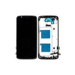 Motorola Moto G6 Sk�rm med ramme Sort Display og Digitizer