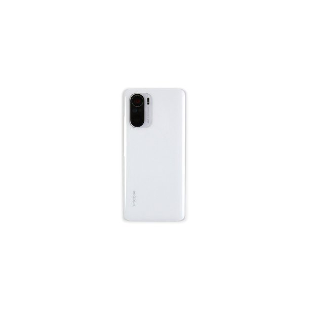 Xiaomi Poco F3 bagcover White med linse OEM
