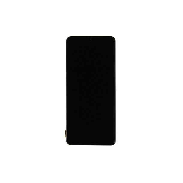 Sk�rm til Samsung Galaxy M52 5G M526B OLED med Ramme Service Pack Sort
