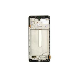 Sk�rm til Samsung Galaxy M52 5G M526B OLED med Ramme Service Pack Sort