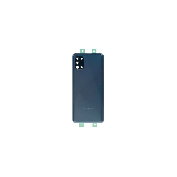 Samsung Galaxy A31 A315F bagcover Black med linse OEM