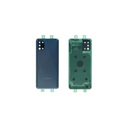 Samsung Galaxy A31 A315F bagcover Black med linse OEM