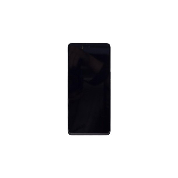 Samsung Galaxy M51 M515F Sk�rm med ramme Sort Display og Digitizer