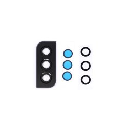 Samsung Galaxy S22 5G S901B Kameralinseglas med ramme Sort Original