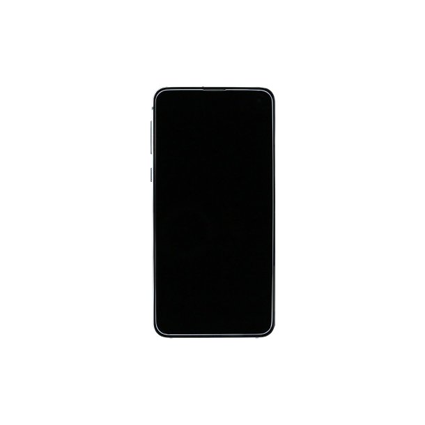 Samsung Galaxy S10e G970F Sk�rm med ramme Hvid Display og Digitizer Service Pack