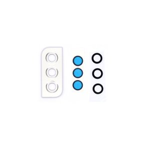 Samsung Galaxy S22 5G S901B Kameralinseglas med ramme Hvid Original