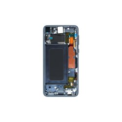 Samsung Galaxy S10e G970F Sk�rm med ramme Sort Display og Digitizer Service Pack