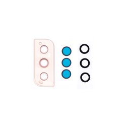 Samsung Galaxy S22 5G S901B Kameralinseglas med ramme Guld Original