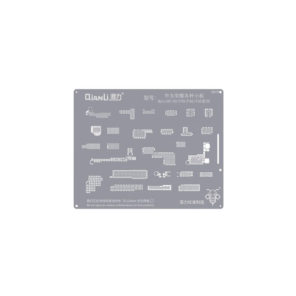 Huawei, Qianli Bumblebee QS115 stencil til Huawei And Honor Mate
