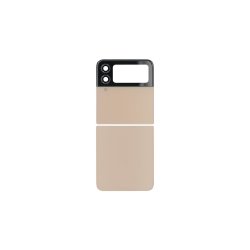 Samsung Z Flip4 (5G) F721B bagcover Gold med linse OEM