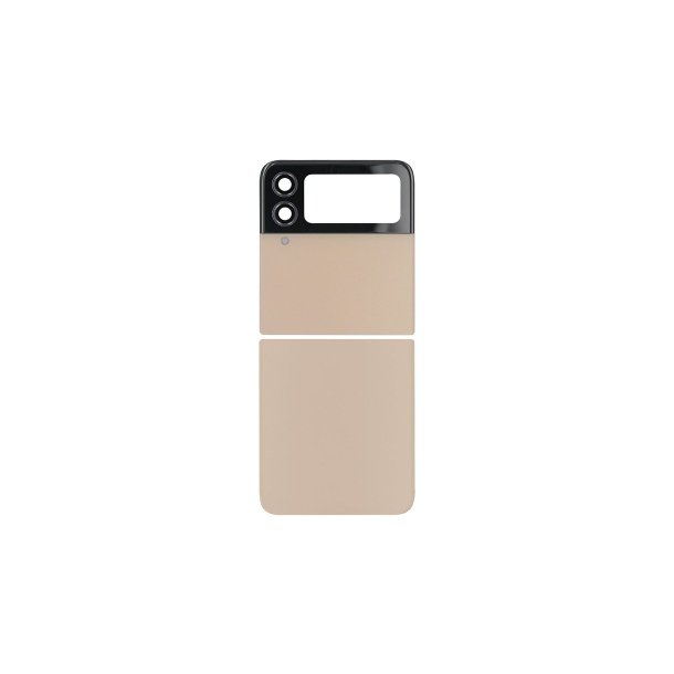 Samsung Z Flip4 (5G) F721B bagcover Gold med linse OEM