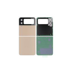 Samsung Z Flip4 (5G) F721B bagcover Gold med linse OEM