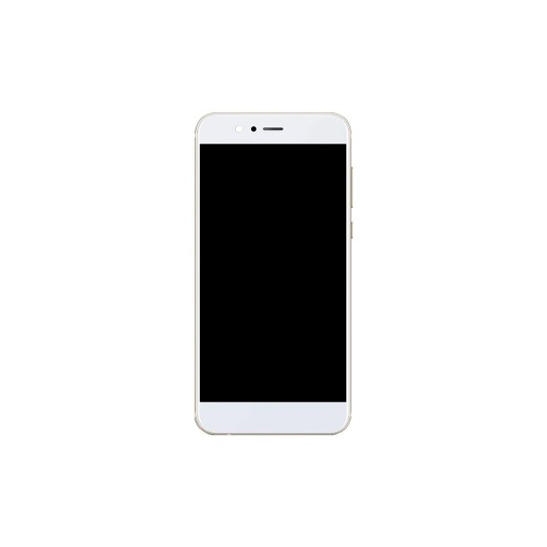 Huawei Nova 2 Plus Sk�rm med ramme Hvid Display og Digitizer