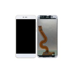 Huawei Nova 2 Plus Sk�rm med ramme Hvid Display og Digitizer